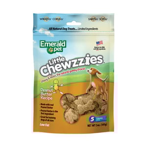 Emerald Pet Little Chewzzies Premios de Entrenamiento para Perro Receta Crema de Maní, 141 g Emerald Pet Little Chewzzies Premios de Entrenamiento para Perro Receta Crema de Maní, 141 g
