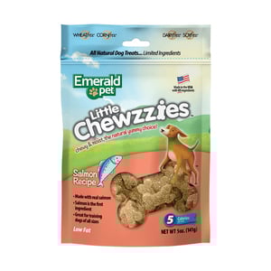 Emerald Pet Little Chewzzies Premios de Entrenamiento para Perro Receta Salmón, 141 g Emerald Pet Little Chewzzies Premios de Entrenamiento para Perro Receta Salmón, 141 g