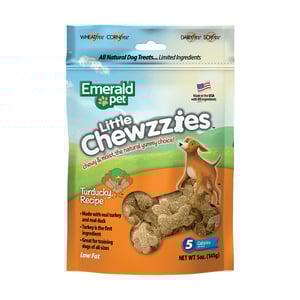 Emerald Pet Little Chewzzies Premios de Entrenamiento para Perro Receta Pavo y Pato, 141 g Emerald Pet Little Chewzzies Premios de Entrenamiento para Perro Receta Pavo y Pato, 141 g