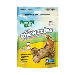 Emerald Pet Little Chewzzies Premios de Entrenamiento para Perro Receta Pollo, 141 g Emerald Pet Little Chewzzies Premios de Entrenamiento para Perro Receta Pollo, 141 g