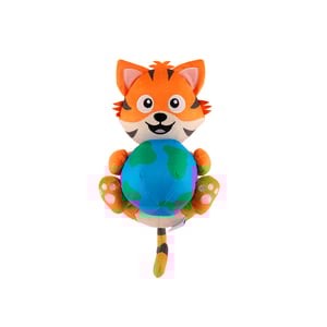 Coolpet Making Tails Wag Tigre de Peluche Sosteniendo una Pelota para Perro, Mediano Coolpet Making Tails Wag Tigre de Peluche Sosteniendo una Pelota para Perro, Mediano