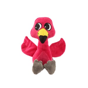 Coolpet Making Tails Wag Flamenco de Peluche en Huevo de Látex para Perro, Mediano Coolpet Making Tails Wag Flamenco de Peluche en Huevo de Látex para Perro, Mediano