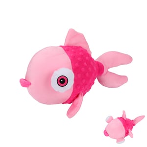 Nisoger Under The Water Pez Dorado de Peluche Color Rosa para Perro, Grande Nisoger Under The Water Pez Dorado de Peluche Color Rosa para Perro, Grande
