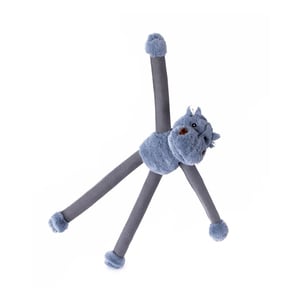 Agave Gear My Bff Bungee Hipopótamo de Peluche con Elásticos para Perro, Mediano Agave Gear My Bff Bungee Hipopótamo de Peluche con Elásticos para Perro, Mediano