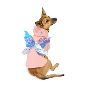 Youly Summer Sudadera Rosa con Diseño de Mariposa para Perro, X-Chico Youly Summer Sudadera Rosa con Diseño de Mariposa para Perro, X-Chico