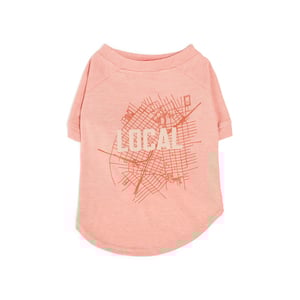 Reddy Playera Diseño Mapa Color Rosa para Perro, Mediano Reddy Playera Diseño Mapa Color Rosa para Perro, Mediano