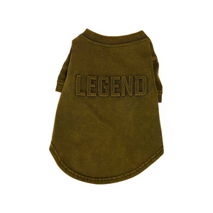 Reddy Playera con Estampado en Relieve Legend Color Verde para Perro Reddy Playera con Estampado en Relieve Legend Color Verde para Perro