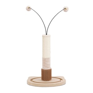 Petpals Poste Rascador con Cepillo Alfombra y Sisal para Gato, 1 Pieza Petpals Poste Rascador con Cepillo Alfombra y Sisal para Gato, 1 Pieza