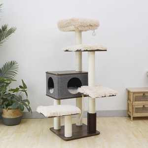 Petpals Mueble Tipo Árbol de 6 Niveles con Condo y Perchas para Gato, 1 Pieza