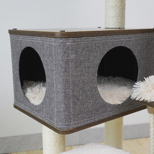 Petpals Mueble Tipo Árbol de 6 Niveles con Condo y Perchas para Gato, 1 Pieza