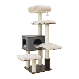 Petpals Mueble Tipo Árbol de 6 Niveles con Condo y Perchas para Gato, 1 Pieza Petpals Mueble Tipo Árbol de 6 Niveles con Condo y Perchas para Gato, 1 Pieza