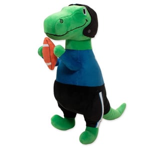 Wagsdale Colección Sports Fanatics Dinosaurio de Peluche con Uniforme de Rugby para Perro, Unitalla Wagsdale Colección Sports Fanatics Dinosaurio de Peluche con Uniforme de Rugby para Perro, Unitalla