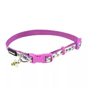 Li'l Pals Collar con Cinta Decorada y Charm Diseño Abejitas para Perro, X-Chico Li'l Pals Collar con Cinta Decorada y Charm Diseño Abejitas para Perro, X-Chico