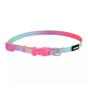 Li'l Pals Collar de Poliéster Diseño Arcoíris Pastel para Perro Raza Pequeña, Chico Li'l Pals Collar de Poliéster Diseño Arcoíris Pastel para Perro Raza Pequeña, Chico