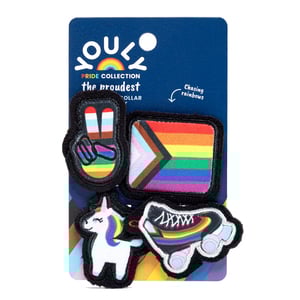 Youly Pride Set de Charms para Personalizar Collar Diseño Orgullo, 1 Paquete Youly Pride Set de Charms para Personalizar Collar Diseño Orgullo, 1 Paquete
