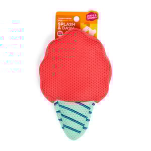 Leaps & Bounds Juguete Congelable con Squeaker Diseño Algodón de Azúcar para Perro, Grande Leaps & Bounds Juguete Congelable con Squeaker Diseño Algodón de Azúcar para Perro, Grande