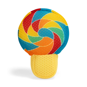 Leaps & Bounds Juguete Congelable con Squeaker Diseño Paleta de Dulce para Perro, Chico