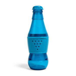 Leaps & Bounds Juguete Congelable con Squeaker Diseño Botella de Refresco para Perro, Mediano