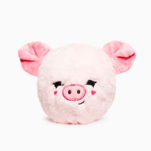 HugSmart Farm Friendz Peluche Diseño Cerdito con Pelota en el Interior para Perro, Mediano HugSmart Farm Friendz Peluche Diseño Cerdito con Pelota en el Interior para Perro, Mediano