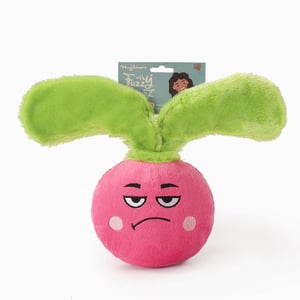 HugSmart Feisty Veggie Peluche Diseño Rábano para Perro, Mediano HugSmart Feisty Veggie Peluche Diseño Rábano para Perro, Mediano
