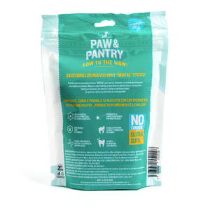 Paw & Pantry Dental Sticks Masticables para Salud Dental Sabor Menta para Perro, 12 Piezas