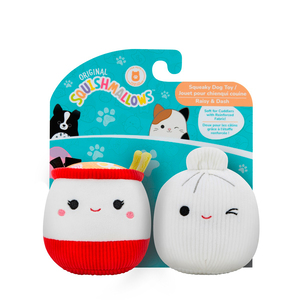Squishmallows Pets Raisy & Dash Set de Peluches Diseño Ramen y Dumpling para Perro, Chico Squishmallows Pets Raisy & Dash Set de Peluches Diseño Ramen y Dumpling para Perro, Chico
