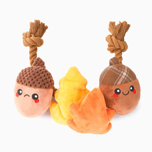 HugSmart Camping Juguete de Cuerda con Peluches Diseño Bellotas para Perro, Grande HugSmart Camping Juguete de Cuerda con Peluches Diseño Bellotas para Perro, Grande