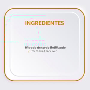 Choice Nutrition Freeze Dried Premio Liofilizado de Hígado de Cerdo para Perro y Gato, 500 g