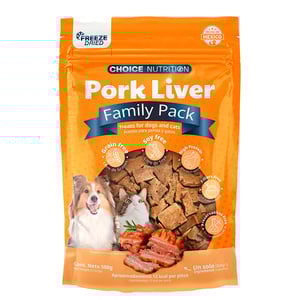 Choice Nutrition Freeze Dried Premio Liofilizado de Hígado de Cerdo para Perro y Gato, 500 g Choice Nutrition Freeze Dried Premio Liofilizado de Hígado de Cerdo para Perro y Gato, 500 g