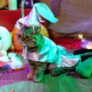 Bootique Halloween Disfraz de Princesa Rosa para Gato, Chico/Mediano Bootique Halloween Disfraz de Princesa Rosa para Gato, Chico/Mediano