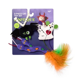 Bootique Halloween Set de Peluches Vudú para Gato, 3 Piezas Bootique Halloween Set de Peluches Vudú para Gato, 3 Piezas