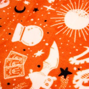 Bootique Halloween Cobija de Felpa Estampado de Hechizos para Perro, Unitalla