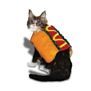 Bootique Halloween Disfraz Hot Dog para Perro, Mediano