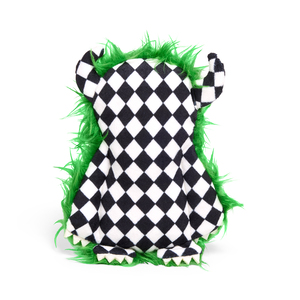 Bootique Halloween Monstruo Verde de Peluche Flattie para Perro, Chico