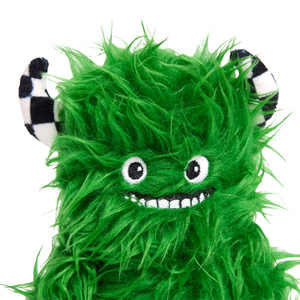 Bootique Halloween Monstruo Verde de Peluche Flattie para Perro, Chico