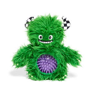 Bootique Halloween Monstruo Verde de Peluche con Pelota para Perro, Mediano Bootique Halloween Monstruo Verde de Peluche con Pelota para Perro, Mediano