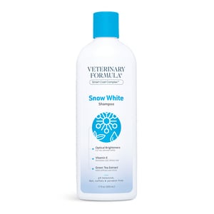 Veterinary Formula Snow White Shampoo para Pelo Blanco para Mascotas, 503 ml Veterinary Formula Snow White Shampoo para Pelo Blanco para Mascotas, 503 ml