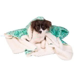 Latipaw Holiday Cobija de Felpa Estampado de Muérdago para Perro, Unitalla