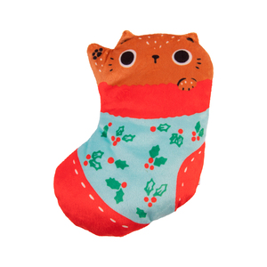 Latipaw Holiday Osito en Bota de Peluche Flattie para Perro, Chico