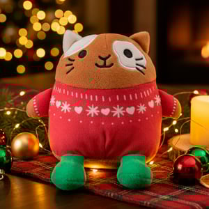 Latipaw Holiday Gatito con Botas Verdes de Peluche para Perro, Chico Latipaw Holiday Gatito con Botas Verdes de Peluche para Perro, Chico