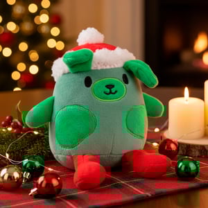 Latipaw Holiday Perro Verde con Botas de Peluche para Perro, Chico Latipaw Holiday Perro Verde con Botas de Peluche para Perro, Chico