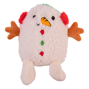 Latipaw Holiday Muñeco de Nieve de Peluche para Perro, Chico