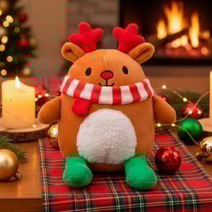 Latipaw Holiday Reno con Botas Verdes de Peluche para Perro, Chico Latipaw Holiday Reno con Botas Verdes de Peluche para Perro, Chico