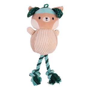 Latipaw Holiday Perro de Peluche con Cuerda y Pelota en el Interior para Perro, Mediano