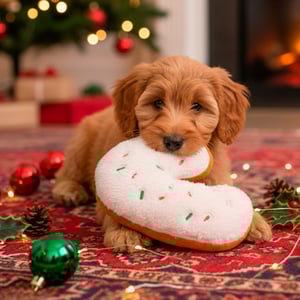 Latipaw Holiday Peluche Diseño Bastón de Jengibre para Perro, Mediano Latipaw Holiday Peluche Diseño Bastón de Jengibre para Perro, Mediano