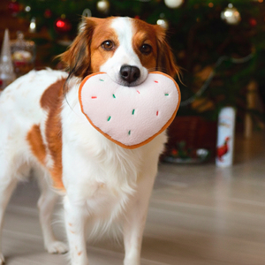 Latipaw Holiday Peluche Diseño Corazón de Jengibre para Perro, Mediano Latipaw Holiday Peluche Diseño Corazón de Jengibre para Perro, Mediano