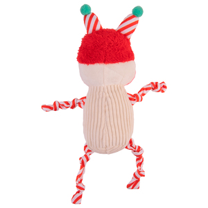 Latipaw Holiday Gato de Peluche con Patas de Tela para Perro, Mediano