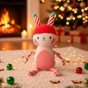 Latipaw Holiday Gato de Peluche con Patas de Tela para Perro, Mediano Latipaw Holiday Gato de Peluche con Patas de Tela para Perro, Mediano