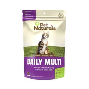 Pet Naturals Daily Multi Masticables Multivitamínicos para Gato Todas las Etapas de Vida,37.5 g Pet Naturals Daily Multi Masticables Multivitamínicos para Gato Todas las Etapas de Vida,37.5 g