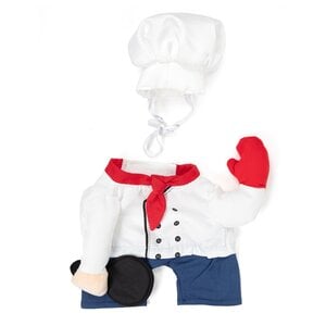 Bootique Halloween Disfraz Chef para Perro, Mediano